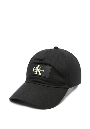 Calvin Klein logo-patch baseball cap - Black