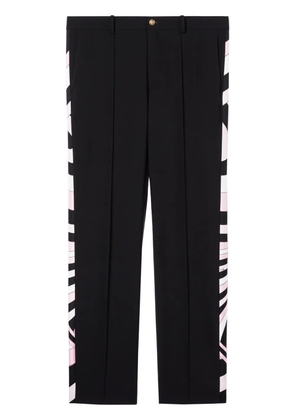 PUCCI Iride-print trousers - Black