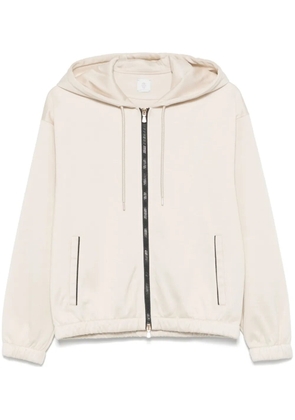 Eleventy zip-up hoodie - Neutrals