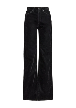 Ralph Lauren Collection velvet wide-leg jeans - Black