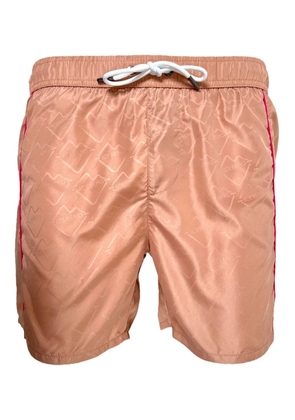 Iceberg logo-patterned side-striped swim shorts - Pink