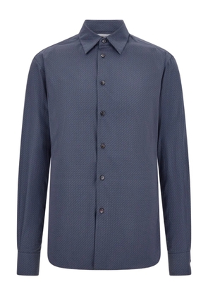 Ferragamo micro-patterned shirt - Grey