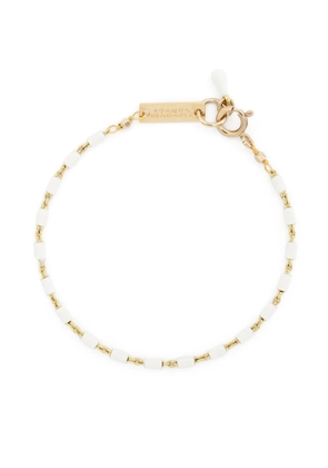 ISABEL MARANT Casablanca beaded bracelet - White