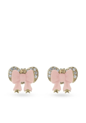 Cameo & Beyond ribbon stud earrings - Gold