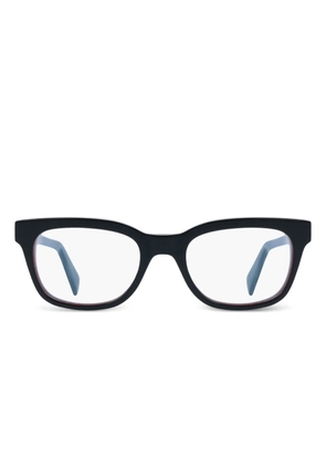 Paul Smith Meade multi-stripe rectangle-frame glasses - Black