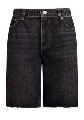 12 STOREEZ frayed-hem denim shorts - Grey