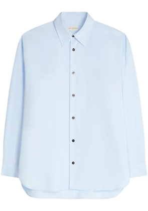 DRIES VAN NOTEN cotton shirt - Blue