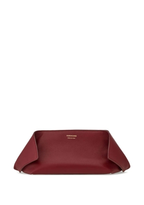 Ferragamo leather makeup bag - Red