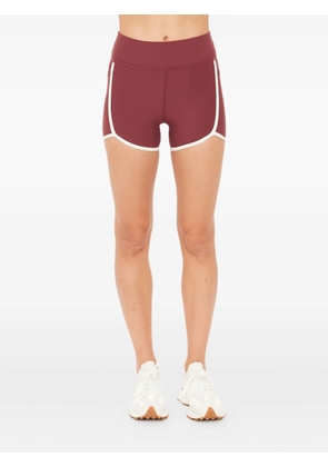 The Upside Samara pocket-trim shorts - Red