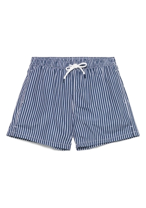 Fedeli striped swim shorts - Blue