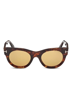 TOM FORD Eyewear round-frame sunglasses - Brown