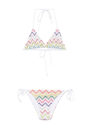 Missoni zigzag-print bikini - White