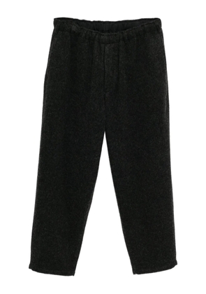 Yohji Yamamoto drawstring tapered trousers - Grey