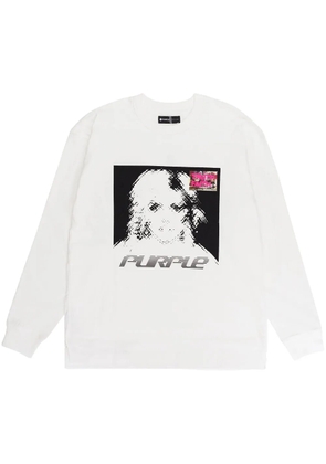 Purple Brand long sleeve t-shirt - White