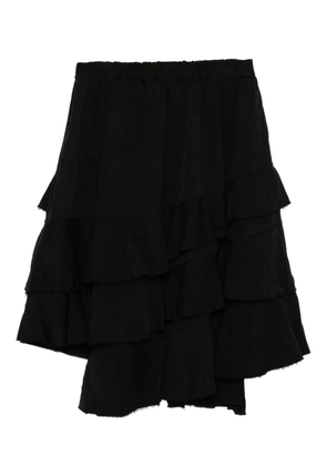 Black Comme Des Garçons ruffled skirt