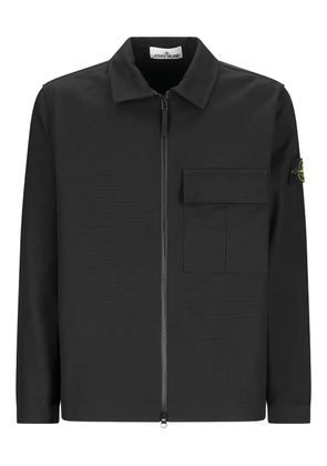 Stone Island zip-fastening pocket shirt jacket - Black