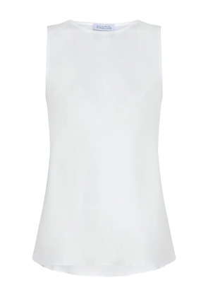 Gloria Coelho sleeveless flared top - White