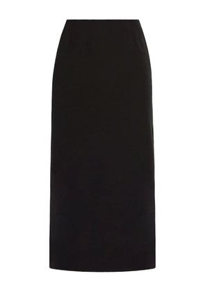 Oscar de la Renta stretch-wool pencil skirt - Black