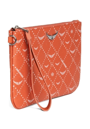 Zadig&Voltaire monogram clutch - Orange