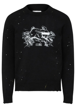 MM6 Maison Margiela crew-neck sweater - Black