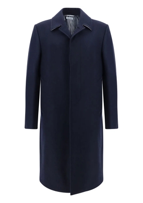 Thom Browne Melton wool coat - Blue