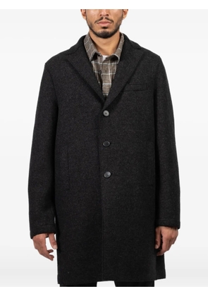 Harris Wharf London button wool single-breasted coat - Black
