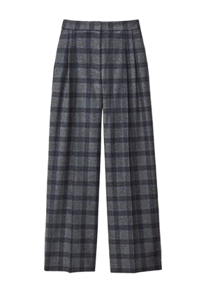 Ba&Sh Tad plaid pleated trousers - Grey