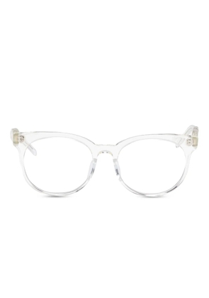 Megane and Me round-frame glasses - White