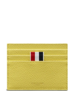 Thom Browne pebble-grain card holder - Yellow