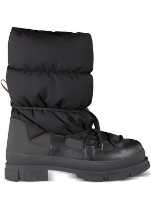 Moorer Arly-PU3 padded lace-up boots - Black