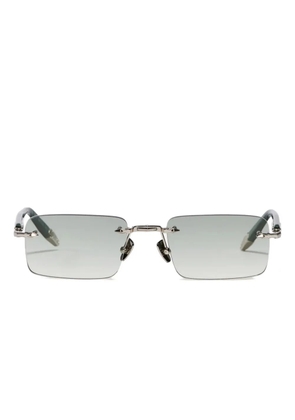 John Dalia R01 geometric-framesunglasses - Silver