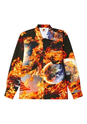 Sky High Farm World Is Burning shirt - Black