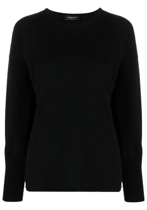 Fabiana Filippi fitted-cuffs sweater - Black