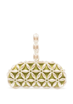 0711 pearl tote bag - Yellow