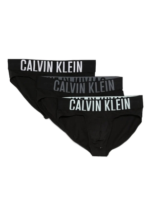 Calvin Klein logo waistband briefs set - Black