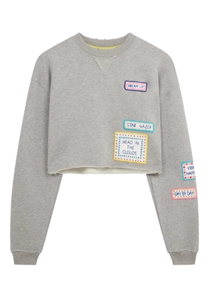 Mira Mikati patch-detail sweatshirt - Grey