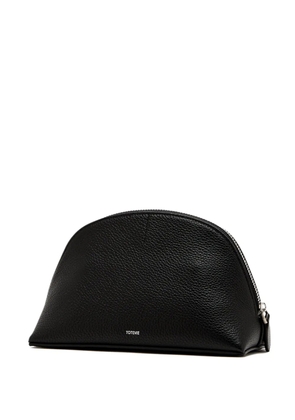 TOTEME leather makeup bag - Black