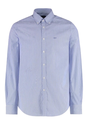 Paul & Shark striped button-down cotton shirt - Blue
