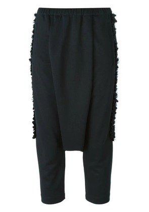 Comme Des Garçons Comme Des Garçons cropped harem trousers - Black