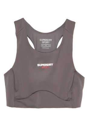 Superdry racerback performance top - Brown