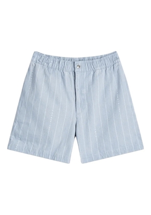 Jordan x A Ma Maniére Air Jordan pintstriped shorts - Blue