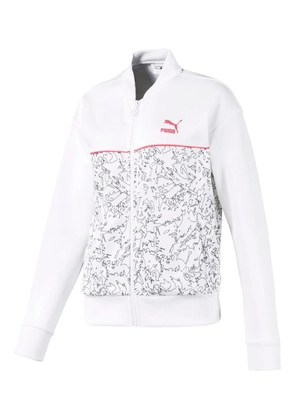 PUMA zip-up sweatshirt - White