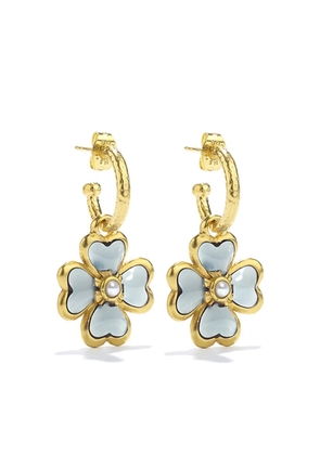 Goossens mini Trèfle hoop earrings - Gold