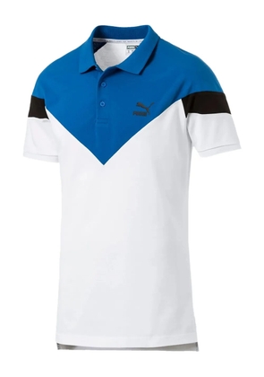PUMA MCS colour-block polo shirt - White