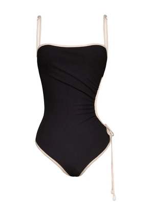 Johanna Ortiz Primordial Femininity cut-out tie swimsuit - Black