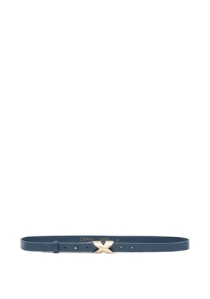 Genny twisted leather belt - Black
