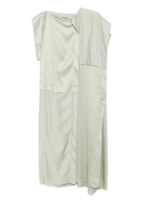 MM6 Maison Margiela asymmetric midi dress - Green