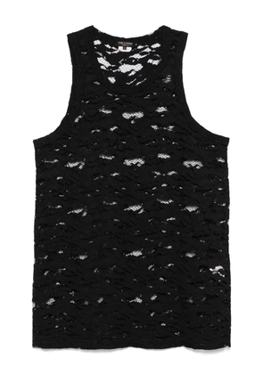 Comme des Garçons Homme Plus lace tank top - Black