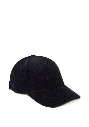 TWINSET corduroy baseball cap - Blue