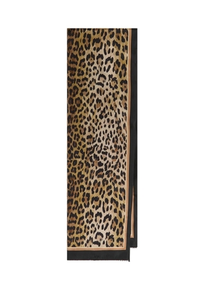 MALIPARMI leopard-print scarf - Brown